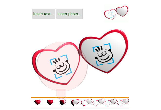 Online Badge Maker  Love heart gif, Animated heart, Heart gif