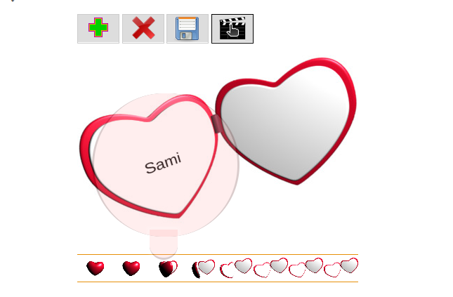 Online Badge Maker  Love heart gif, Animated heart, Online badge maker