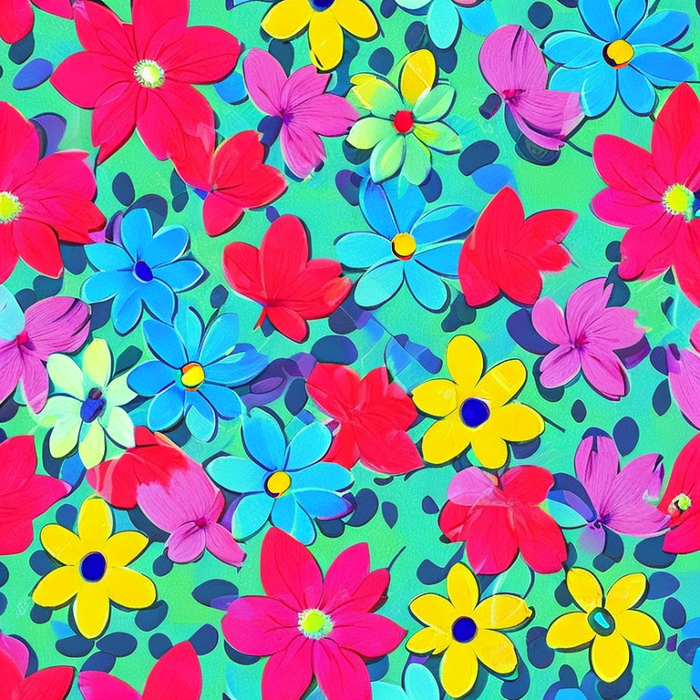 Preppy flower wallpaper