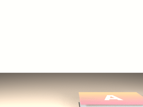 Laptop opening with photo on screen