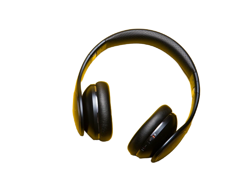 The same headphones, with the background removed