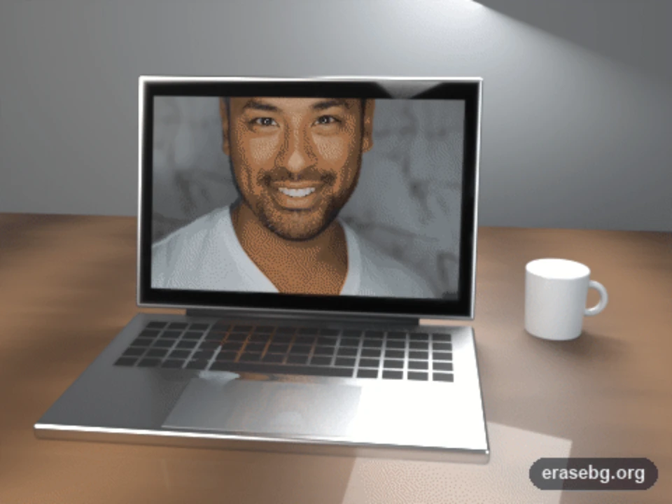 A laptop GIF frame at the free size, with the watermark